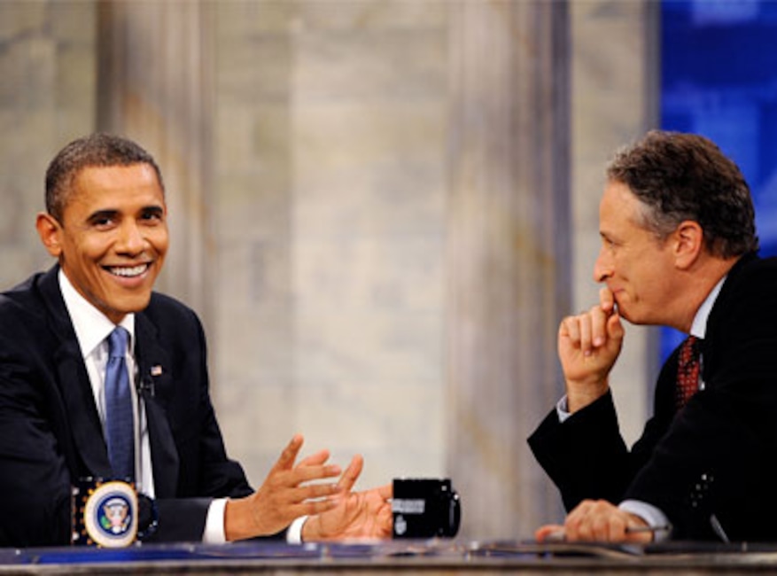 Jon Stewart, Barack Obama